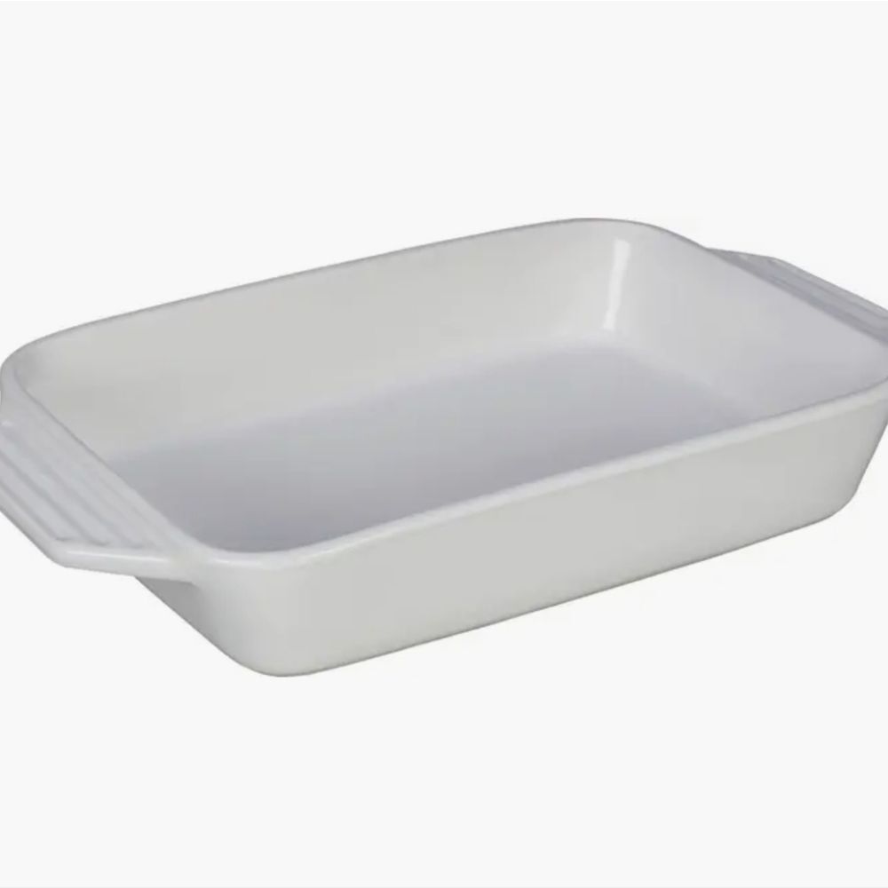 Le Creuset 32cm Ceramic Rectangular Baking Dish- White
